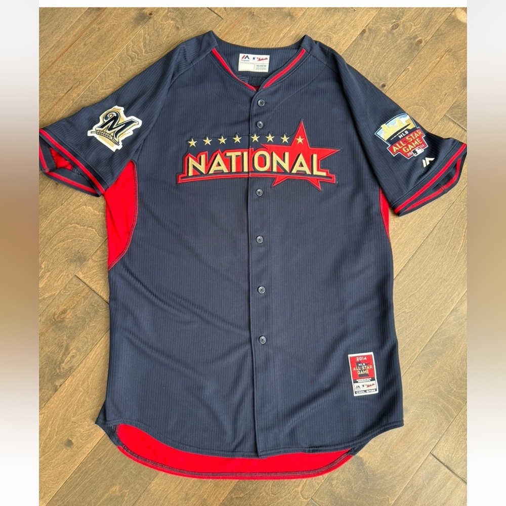 MLB 2014 All Star Game Authentic Majestic Jersey #57 “K-Rod” Rodriguez Sz48